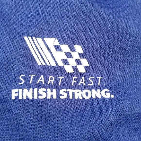 C2 Sport VIAVI Royal blue Dri-Fit polyester long sleeve tee t-shirt, size L - Picture 8 of 8